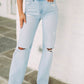 Daily Distressed Straight Leg Jeans