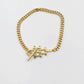 Gold Clasp Bracelet